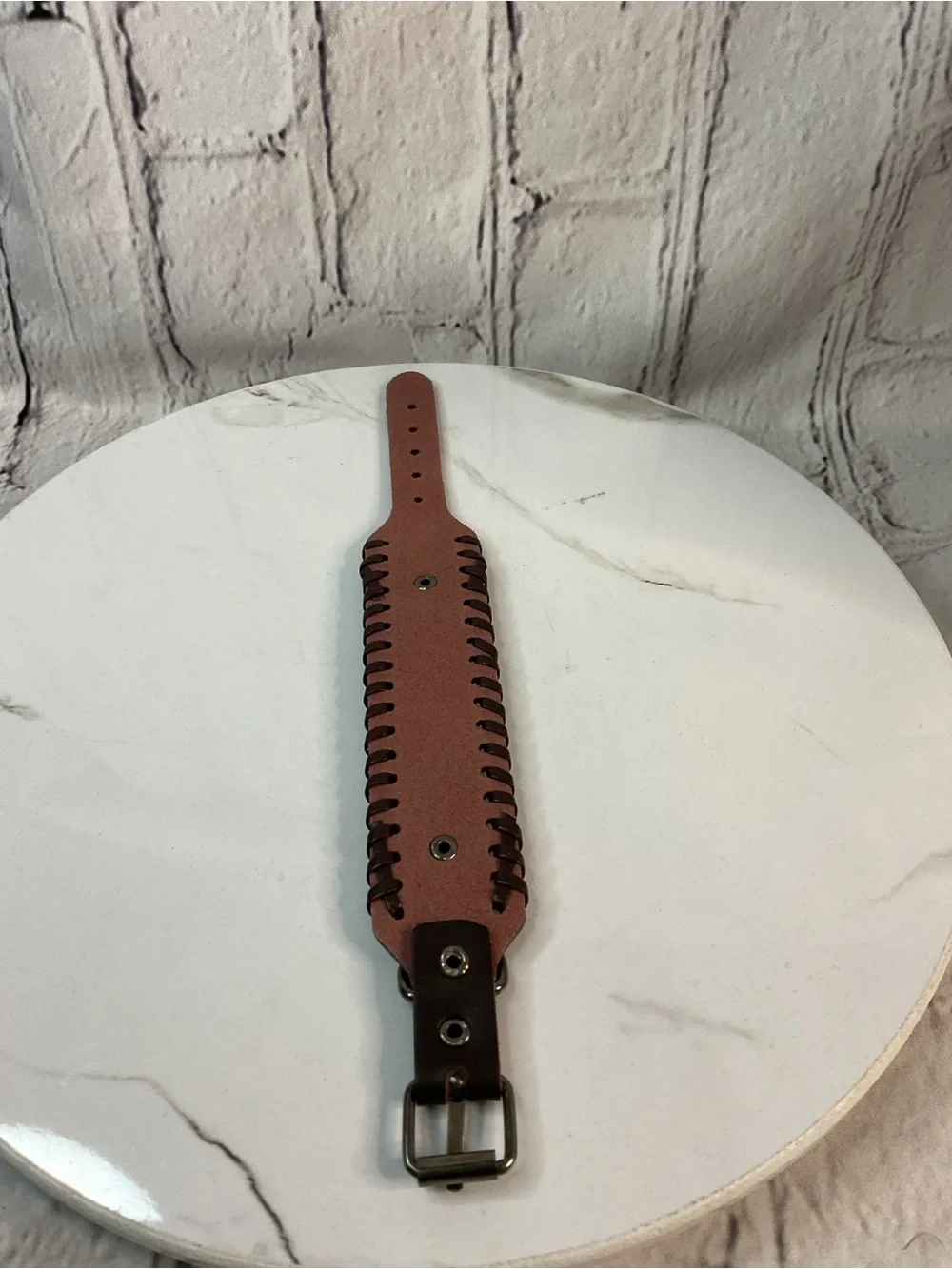 🌟🌟 Genuine Men’s Wide Band Leather Bracelet - Brown